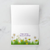 Paasmakerij met eieren en kuiken feestdagen kaart (Binnen)