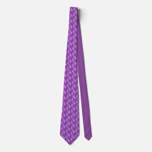 Paasmakerij Stropdas Crocus Flowers Necktie Easter (Voorkant)