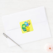 Paasmakerij Vierkante Sticker (Envelop)