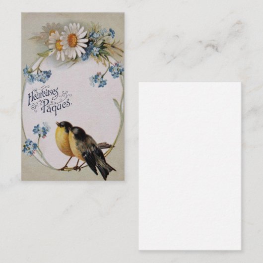  paasmakerij visitekaartje (Voorkant / Achterkant)