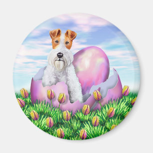 Paasmakerij voor Wire Fox Terrier Magneet