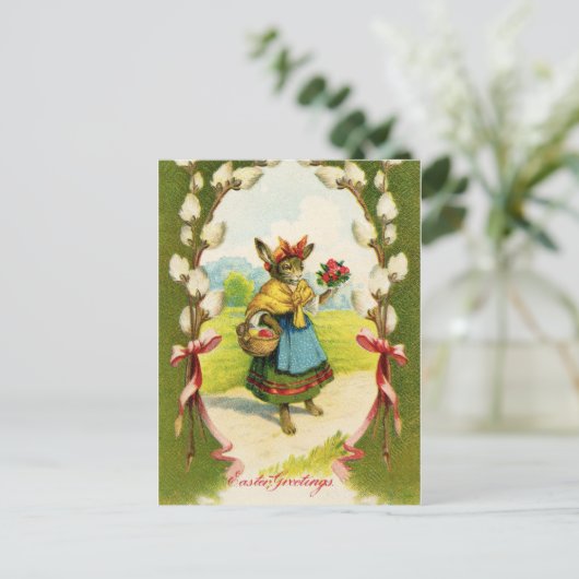  paasmakreel briefkaart (Staand voorkant)