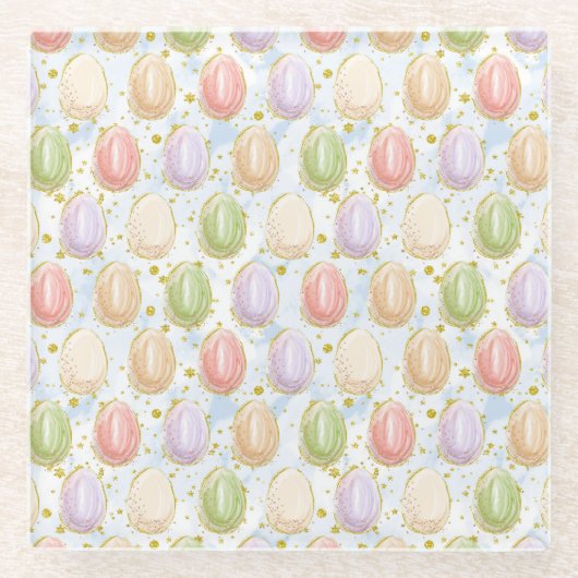 Paasmakreel Glazen Onderzetter (Voorkant)