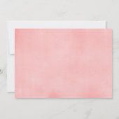 Paasmakreel roze koraal baby shower kaart (Achterkant)