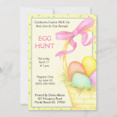 Paasmand Ei Hunt Uitnodiging (Voorkant)