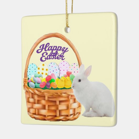 Paasmand en Bunny Ornament (Links)