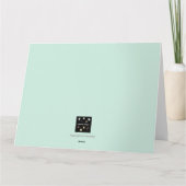 PAASMAND KAART (Achterkant)