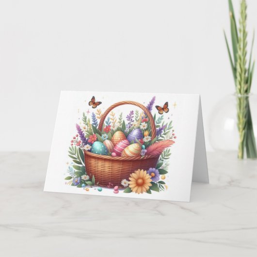 Paasmand Kerstkaart Feestdagen Kaart (Voorkant)