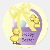 Paasmand kuikens kleine Sticker (Voorkant)