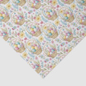 Paasmand & Lente Bloemmotief Tissuepapier (Detail)