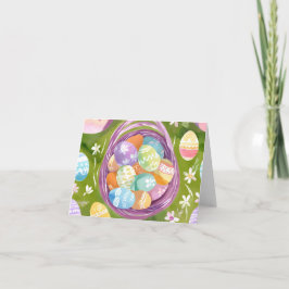 Paasmand | Lente Pastel Waterverf Kaart