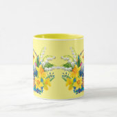 Paasmand Lente Tijd Eieren Chick Daffodils Mok (Midden)