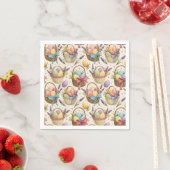 Paasmand met lavendel Paaseieren Servet (Insitu)