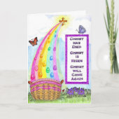 Paasmand Regenboog Kaart (Voorkant)