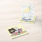 Paasmand Tabby Kitten Kartonnen Onderzetters (Insitu)