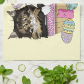 Paasmand Tabby Kitten Theedoek (Gevouwen)