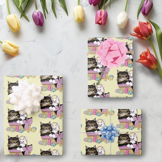 Paasmand TabbyKitten Inpakpapier Vel