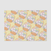 Paasmand van konijntjes tissuepapier (Voorkant)