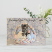 Paasmand van Patton - Kat/Katje  - Plat Kaart (Staand voorkant)