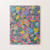 Paasmanden en eieren legpuzzel (Verticaal)