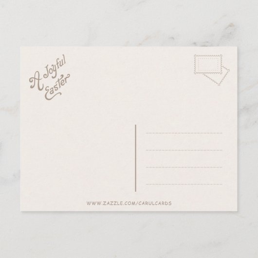  paasmanden Waterverf CC0850 Feestdagenkaart (Achterkant)