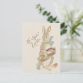  paasmanden Waterverf CC0850 Feestdagenkaart (Staand voorkant)