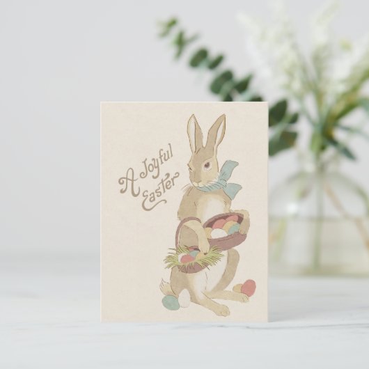  paasmanden Waterverf CC0850 Feestdagenkaart (Staand voorkant)