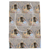 Paasmandje - Kat / Kat - Gift Bag Medium Cadeauzakje (Voorkant)
