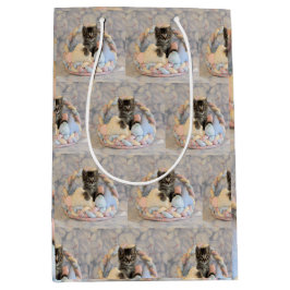 Paasmandje - Kat / Kat - Gift Bag Medium Cadeauzakje