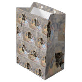 Paasmandje - Kat / Kat - Gift Bag Medium Cadeauzakje (Achterkant Gekanteld)