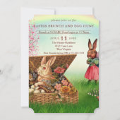 paasmandje. Pasen Brunch en Eibots Kaart (Voorkant)