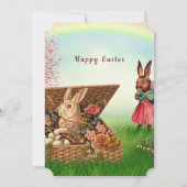 paasmandje. Pasen Brunch en Eibots Kaart (Achterkant)