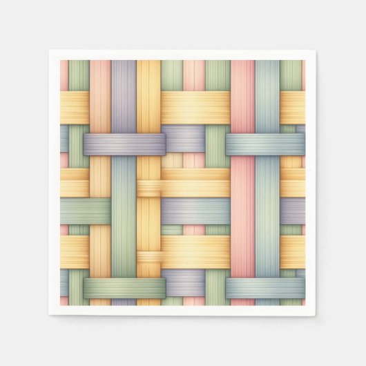 Paasmandje Servet (Voorkant)