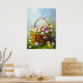 Paasmandschildering Poster (Keuken)