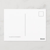  paasmeisje en bunny briefkaart (Achterkant)