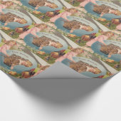  paasmeisje en Victoriaans jongen Cadeaupapier (Hoek)