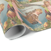  paasmeisje en Victoriaans jongen Cadeaupapier (Rol Hoek)