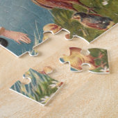  paasmeisje en Victoriaans jongen Legpuzzel (Zijkant)