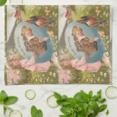  paasmeisje en Victoriaans jongen Theedoek (Gevouwen)