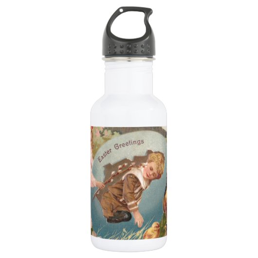  paasmeisje en Victoriaans jongen Waterfles (Voorkant)