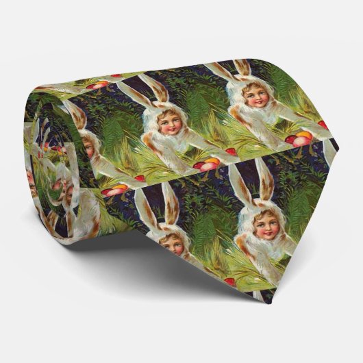  paasmeisje in Bunny Costume, ZSSG Stropdas (Opgerold)