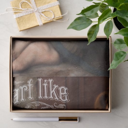  paasmeisje met Rozen ontkoppeling Tissuepapier (Geschenk)