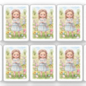 Paasmeisje Sticker (Voorkant)