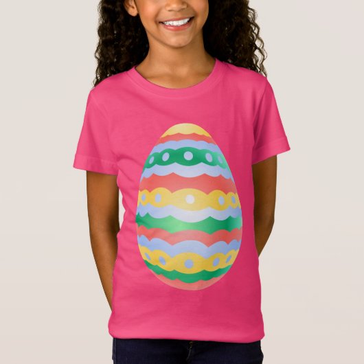 Paasmeisje T-Shirt Kind Easter T-shirt (Voorkant)
