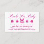 Paasmeisjes Baby showers boeken voor Baby Kaart (Voorkant)