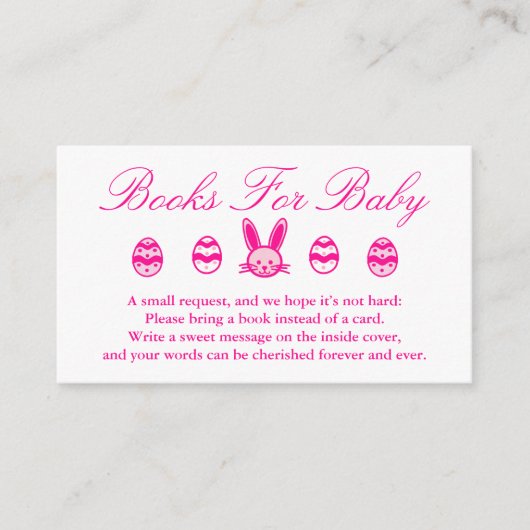 Paasmeisjes Baby showers boeken voor Baby Kaart (Voorkant)