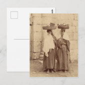 Paasmeisjes nabij de muren van Jeruzalem Briefkaart (Voorkant / Achterkant)