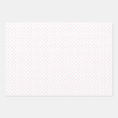 Paasmeisjes roze Bunnies en Polka Dots Pattern. Inpakpapier Vel (Voorkant 3)