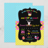 Paasmeisjes van de hauspartij kaart (Voorkant / Achterkant)