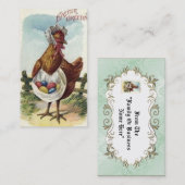  paasmini-schuifmodule Wenskaart toevoegen Tekst Visitekaartje (Voorkant / Achterkant)